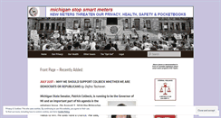 Desktop Screenshot of michiganstopsmartmeters.com